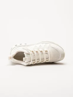 Green Comfort - London sneaker - Vita sneakers i mocka och mesh