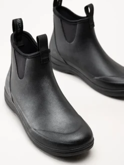 Green Comfort - Rain Rafaell - Svarta låga gummistövlar