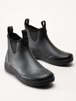 Green Comfort - Rain Rafaell - Svarta låga gummistövlar