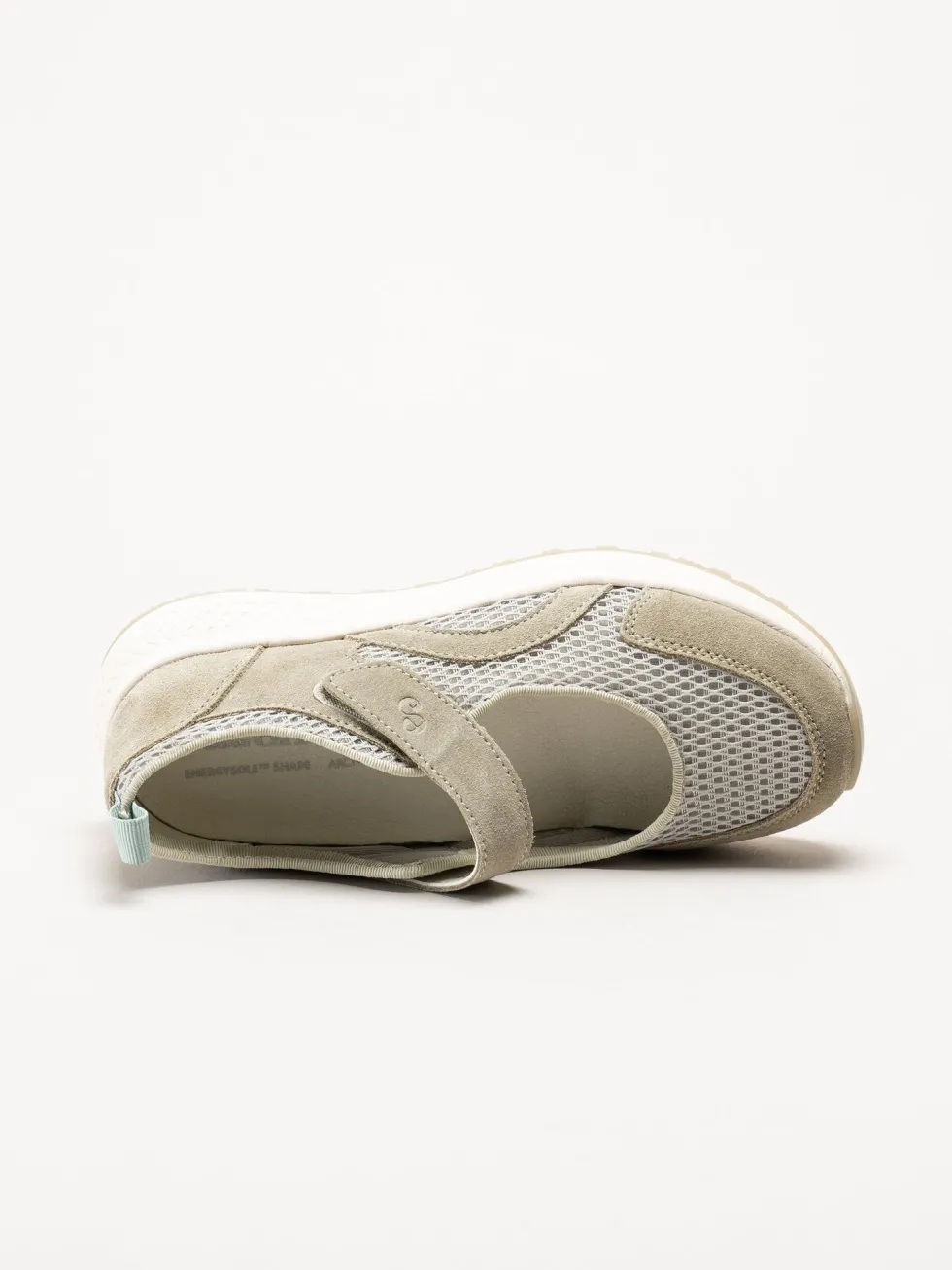 Green Comfort - Zigga Mary Jane - Gröna ballerinaskor i mocka