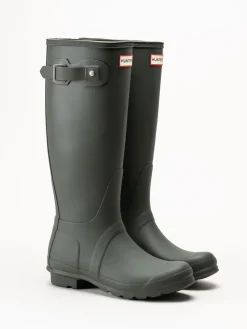 Hunter - Original Tall - Mörkgröna gummistövlar