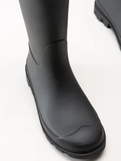 Hunter - Unisex Downpour Tall Boot - Svarta höga gummistövlar