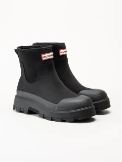 Hunter - Unisex Elements Neoprene - Svarta låga gummistövlar