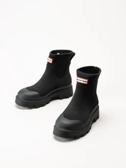 Hunter - Unisex Elements Neoprene - Svarta låga gummistövlar