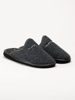 Hush Puppies - Men´s Manuel - Grå slip in tofflor i filt