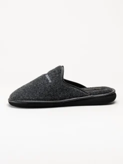 Hush Puppies - Men´s Manuel - Grå slip in tofflor i filt