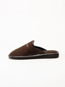 Hush Puppies - Men´s Marco - Mörkbruna slip in tofflor