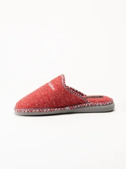 Hush Puppies - Women´s Lola - Röda tofflor i filt