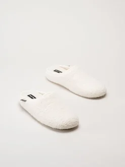 Hush Puppies - Women´s Lunia - Offwhite fodrade tofflor