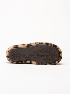Hush Puppies - Women´s Olivia - Bruna leopardmönstrade tofflor