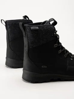 Icebug - Adak Wool Wmns Michelin - Svarta vinterkängor i nubuck
