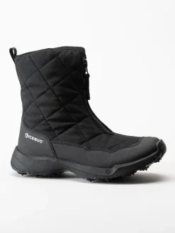 Icebug - Ivalo4 W BUGrip - Svarta högre vinterkängor med dubbar