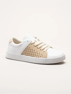 Ilse Jacobsen - All Day City Sneaker - Vita och beige sneakers