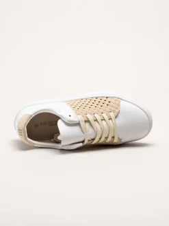 Ilse Jacobsen - All Day City Sneaker - Vita och beige sneakers