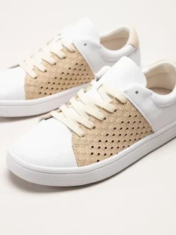 Ilse Jacobsen - All Day City Sneaker - Vita och beige sneakers