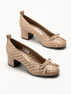 Ilse Jacobsen - Altura03 - Beige quiltad pumps
