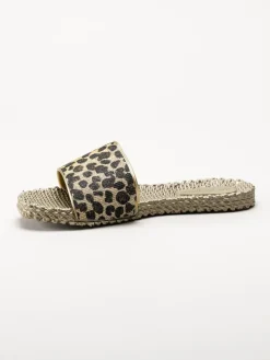 Ilse Jacobsen - Cherio190GL - Leopardmönstrade slip in sandaler