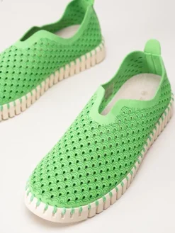 Ilse Jacobsen - Tulip3275 - Gröna slip on skor