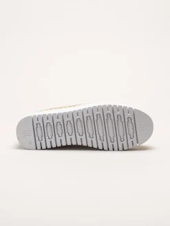 Ilse Jacobsen - Tulip3577 - Guldiga slip on skor