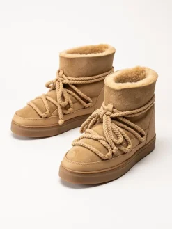 Inuikii - Classic - Beige vinterboots med fårskinnsfoder