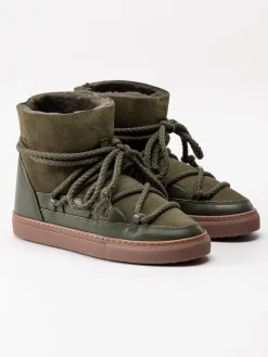 Inuikii - Classic - Gröna vinterboots med fårskinnsfoder