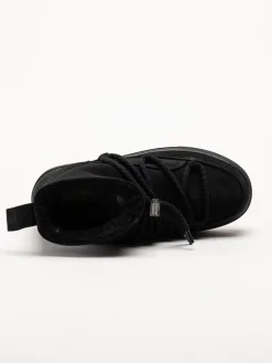 Inuikii - Classic Low - Svarta låga mocka boots