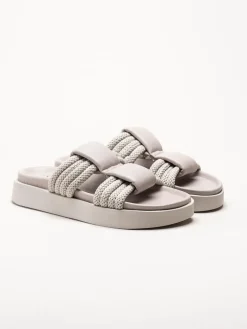 Inuikii - Cord Athena - Grå slip in sandaler i skinn