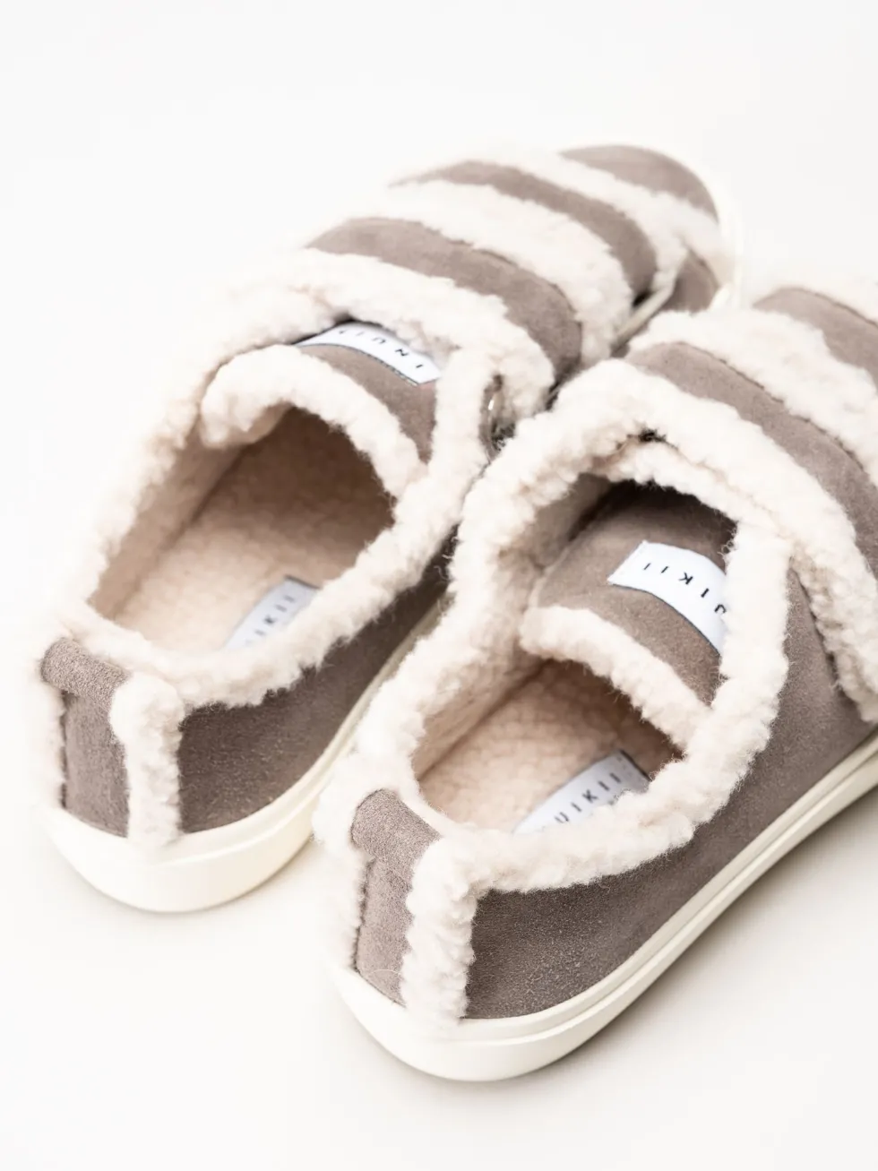 Inuikii - Shearling - Grå ullfodrade sneakers