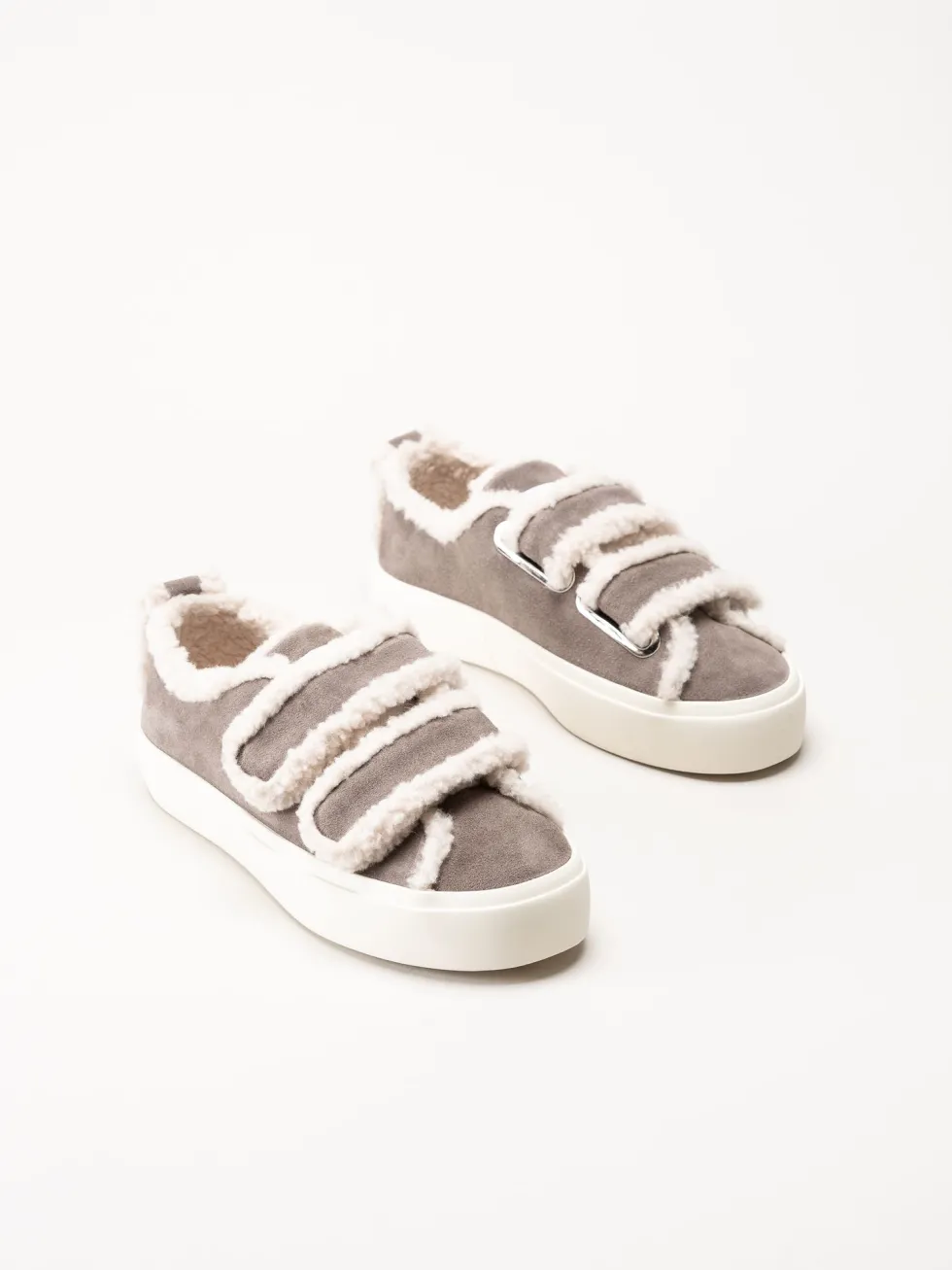 Inuikii - Shearling - Grå ullfodrade sneakers
