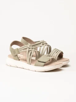 Jana - Coshy - Gröna sandaler