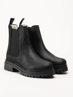 Johnny Bulls - Braga Tres - Svarta ullfodrade chelsea boots