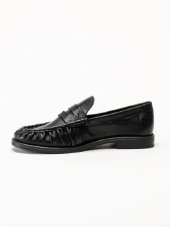 Johnny Bulls - Brooklyn - Svarta loafers i skinn