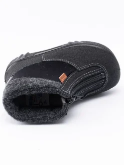 Kuoma - Baby Fleece Collar - Svarta ullfodrade vinterkängor