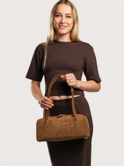 Latalia - Alba sude bag - Brun mockaväska
