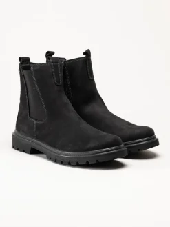 Legero - Monta - Svarta fodrade chelsea boots med Gore-Tex