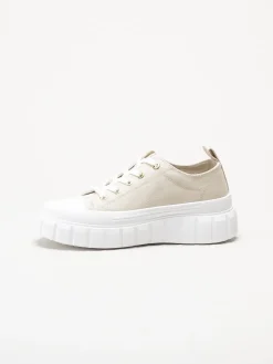 Marco Tozzi - Beige chunky sneakers