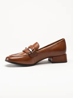 Marco Tozzi - Bruna loafers i skinn