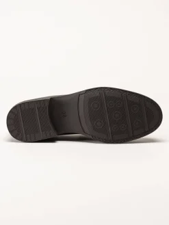 Marco Tozzi - Mörkbruna loafers i skinn