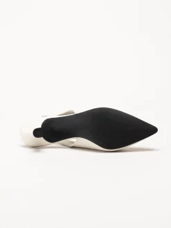 Marco Tozzi - Offwhite slingback pumps
