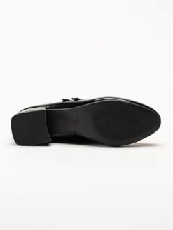 Marco Tozzi - Svarta pumps i lacksyntet