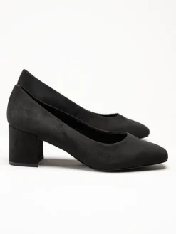 Marco Tozzi - Svarta pumps i mockaimitation