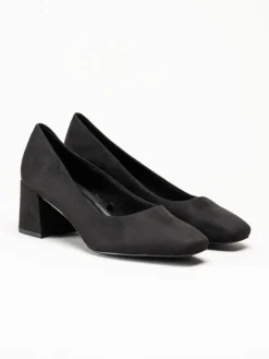Marco Tozzi - Svarta pumps i mockaimitation