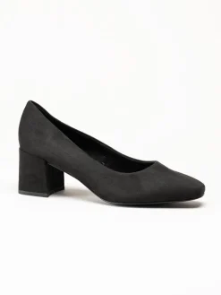 Marco Tozzi - Svarta pumps i mockaimitation