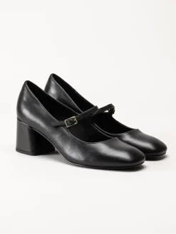 Marco Tozzi - Svarta pumps med slejf