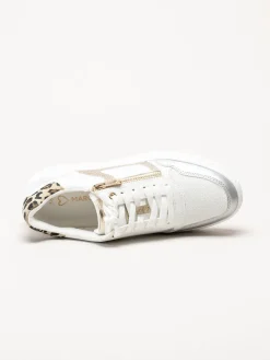 Marco Tozzi - Vita sneakers med dragkedja