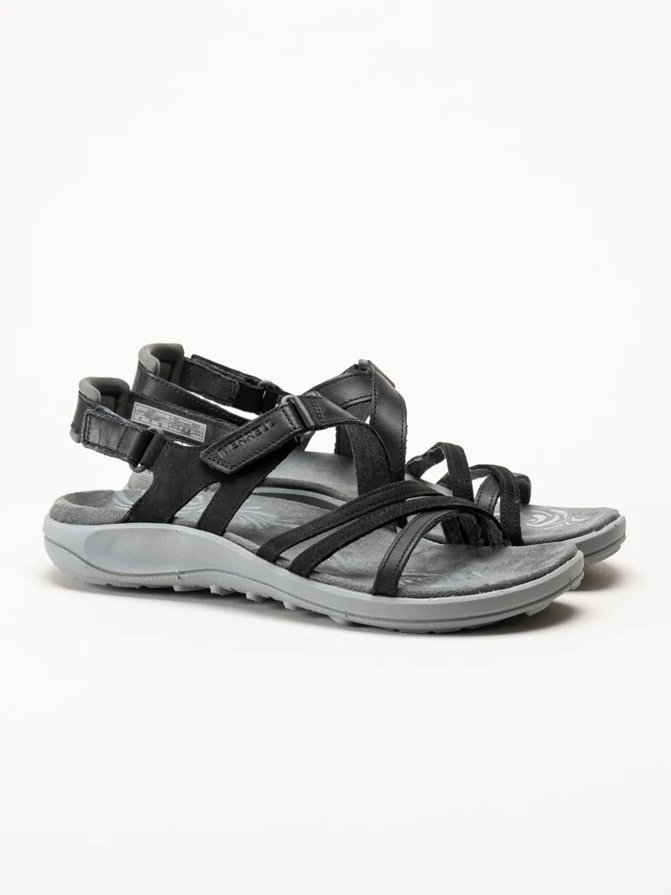 Merrell - Harbor Backstrap - Svarta sandaler