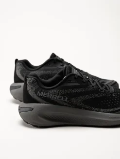 Merrell - MORPHLITE - Svarta löparskor i textil