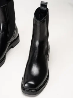 Mjus - Dekster - Svarta chelsea boots i skinn