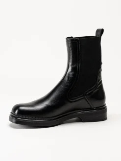 Mjus - Dekster - Svarta chelsea boots i skinn