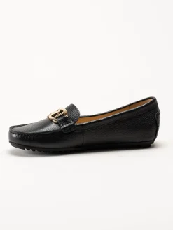 Novita - Parma - Svarta loafers i skinn